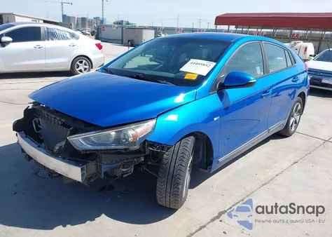 2018 Hyundai Ioniq Electric z USA, uszkodzony, nr VIN KMHC75LH3JU028923